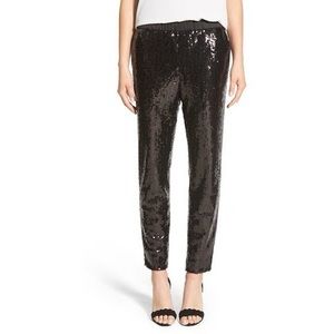 Chelsea28 Black Sequin Pants XS